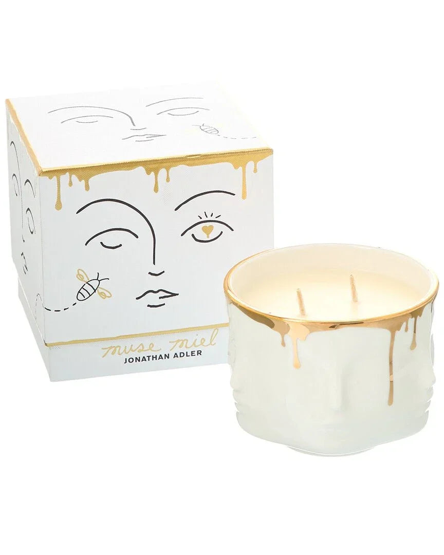 Adler Muse Miel Candle White